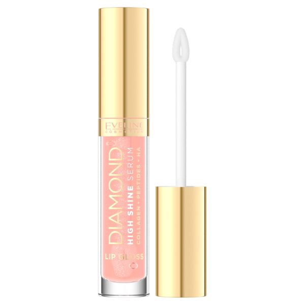 Eveline Cosmetics Diamond High Shine Serum błyszczyk-serum do ust 17 Juicy Peach 5ml