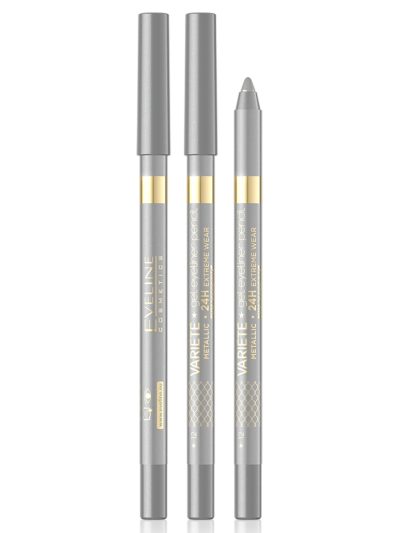 Eveline Cosmetics Variete wodoodporna żelowa kredka do oczu 12 Silver