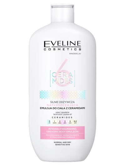 Eveline Cosmetics 6 Ceramides silnie odżywcza natłuszczająca emulsja do ciała 350ml