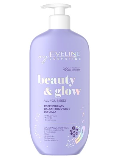 Eveline Cosmetics Beauty & Glow regenerujący balsam odżywczy do ciała 350ml