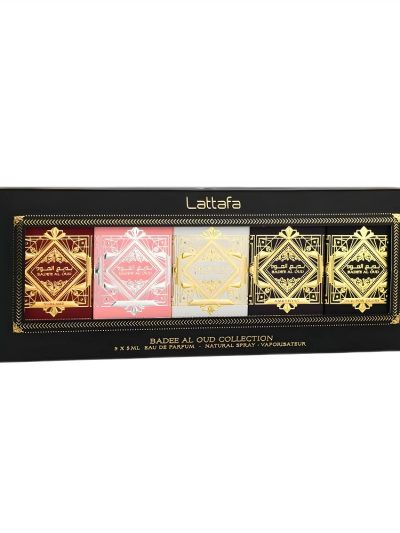 Lattafa Badee Al Oud Collection zestaw miniaturowych wód perfumowanych 5x5ml