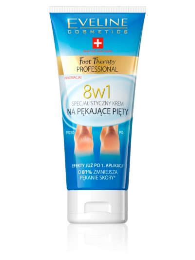 Eveline Cosmetics Foot Therapy Professional 8w1 specjalistyczny krem na pękające pięty 100ml