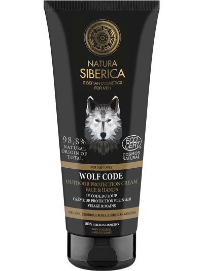 Natura Siberica Men Wolf Code ochronny krem do twarzy i dłoni na każdą pogodę 80ml