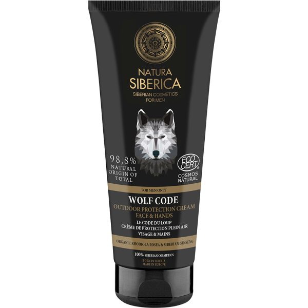 Natura Siberica Men Wolf Code ochronny krem do twarzy i dłoni na każdą pogodę 80ml