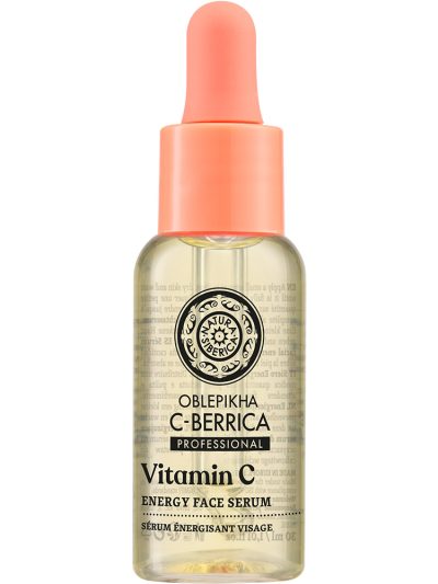Natura Siberica Oblepikha C-Berrica energizujące serum do twarzy z witaminą C i hydrolatem z rokitnika ałtajskiego 30ml
