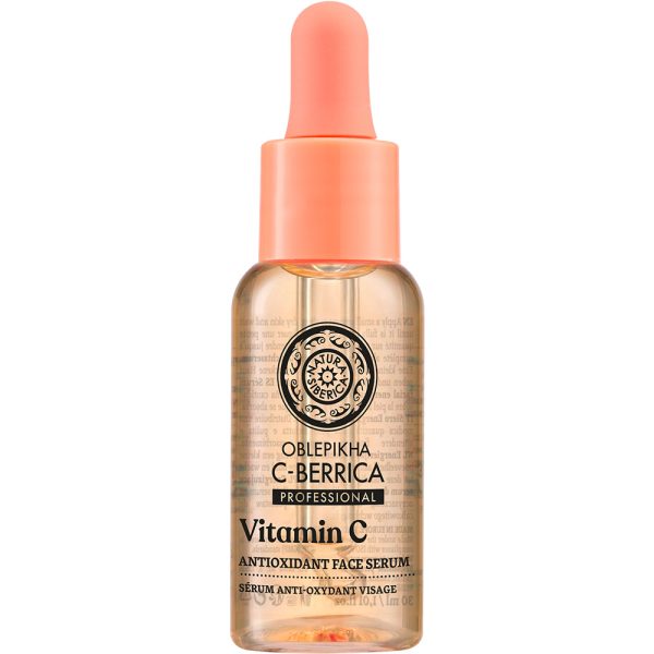 Natura Siberica Oblepikha C-Berrica antyoksydacyjne serum do twarzy z witaminą C i hydrolatem z rokitnika ałtajskiego 30ml