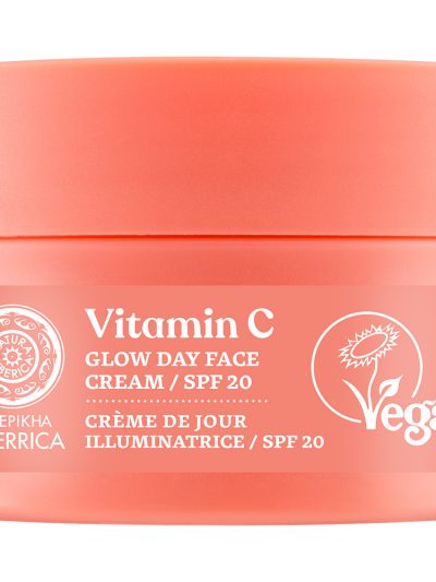 Natura Siberica Oblepikha C-Berrica rozświetlający krem do twarzy z filtrem SPF20 i witaminą C 50ml