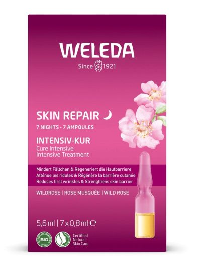 Weleda Skin Repair intensywna kuracja z dziką różą 7x0.8ml
