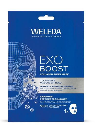 Weleda Exo Boost kolagenowa maska w płachcie 20ml