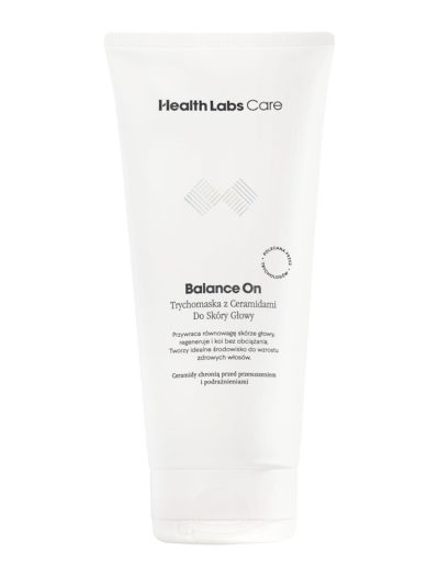 HealthLabs Balance On trychomaska z ceramidami do skóry głowy 200ml