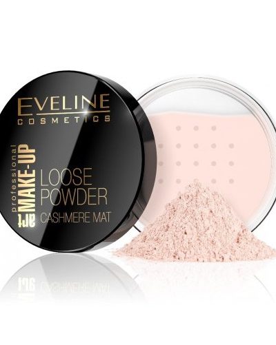 Eveline Cosmetics Art Make-Up Loose Powder Cashmere Mat matujący puder sypki 02 Beige 20g