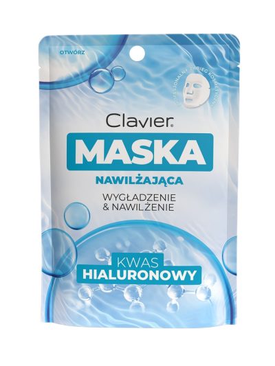 Clavier Maska nawilżająca w płachcie z kwasem hialuronowym 25ml