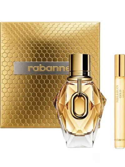 Paco Rabanne Million Gold For Her zestaw woda perfumowana spray 90ml + woda perfumowana spray 20ml