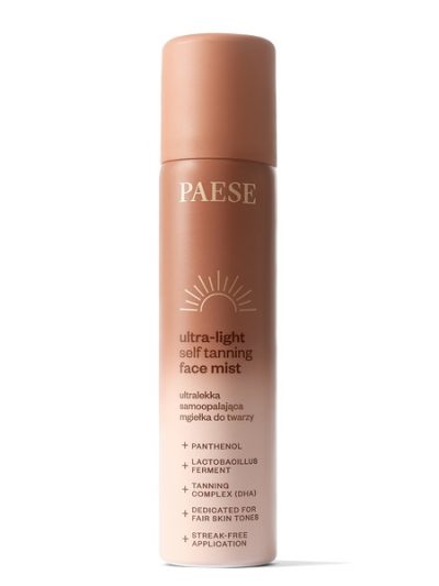 Paese Ultralekka samoopalająca mgiełka do twarzy 75ml