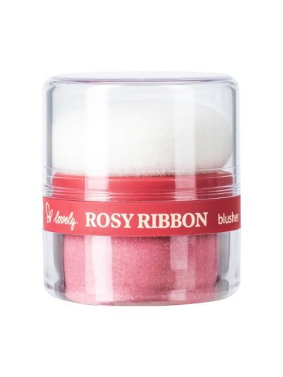Lovely Rosy Ribbon Blusher sypki róż do twarzy 2g