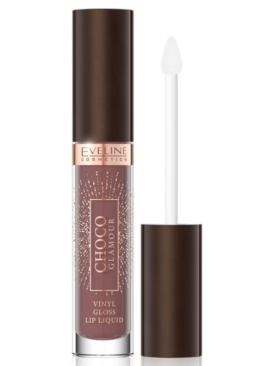 Eveline Cosmetics Choco Glamour pomadka w płynie z efektem glossy lips 02 4.5ml