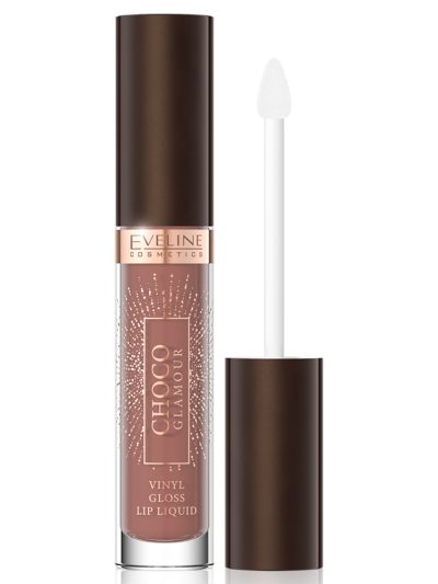 Eveline Cosmetics Choco Glamour pomadka w płynie z efektem glossy lips 01 4.5ml