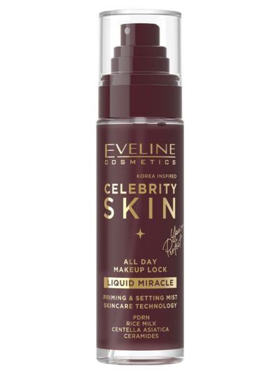 Eveline Cosmetics Celebrity Skin mgiełka utrwalająco-pielęgnująca do makijażu Liquid Miracle 100ml