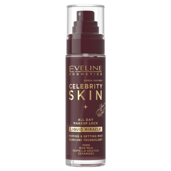 Eveline Cosmetics Celebrity Skin mgiełka utrwalająco-pielęgnująca do makijażu Liquid Miracle 100ml