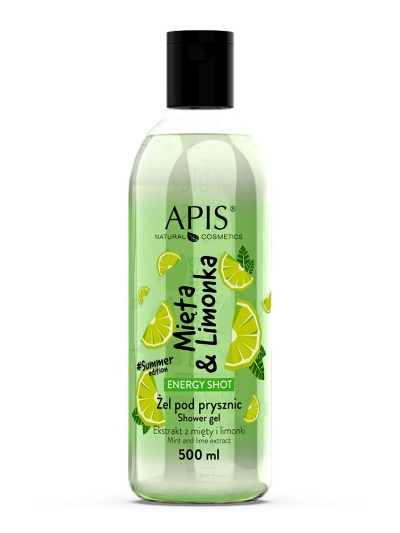 APIS Energy Shot żel pod prysznic Mięta & Limonka 500ml
