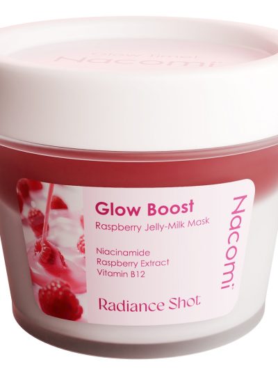 Nacomi Glow Boost Raspberry Jelly Milk Mask maska do twarzy 80ml