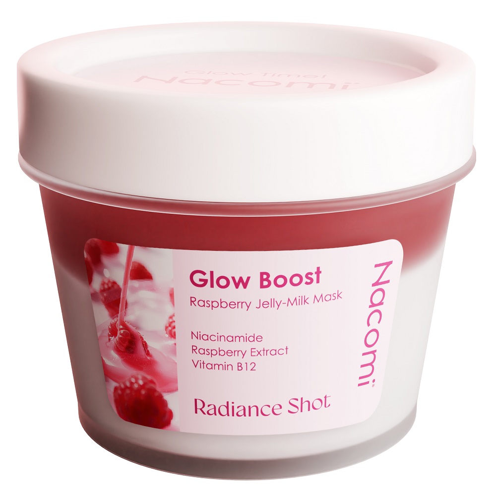 Nacomi Nacomi Glow Boost Raspberry Jelly Milk Mask Gesichtsmaske 80ml — Inhaltsstoffe und Bewertung