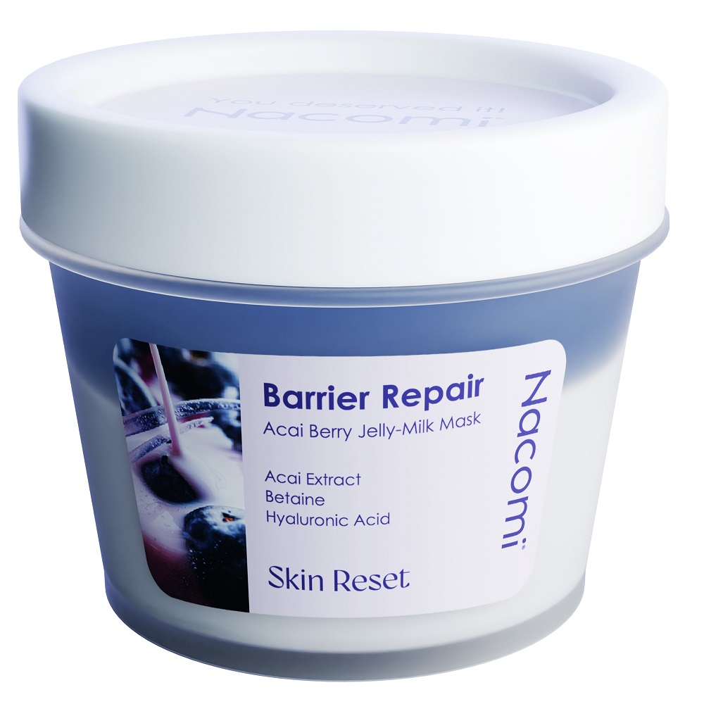Nacomi Barrier Repair Acai Berry Jelly Milk Gesichtsmaske 80ml