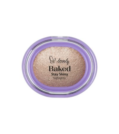 Lovely Baked Stay Shiny Highlighter wypiekany rozświetlacz do twarzy 02