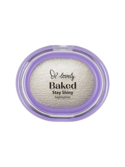 Lovely Baked Stay Shiny Highlighter wypiekany rozświetlacz do twarzy 01
