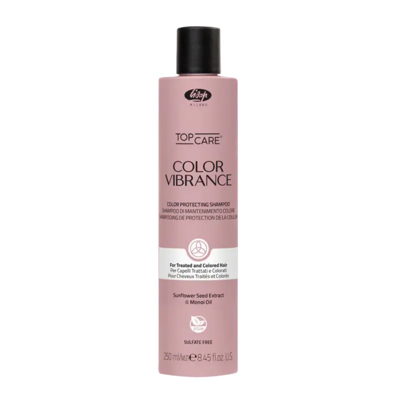 Lisap Lisap Top Care Color Vibrance Shampoo schützend Farbe für coloriertes Haar 250ml — Inhaltsstoffe und Bewertung