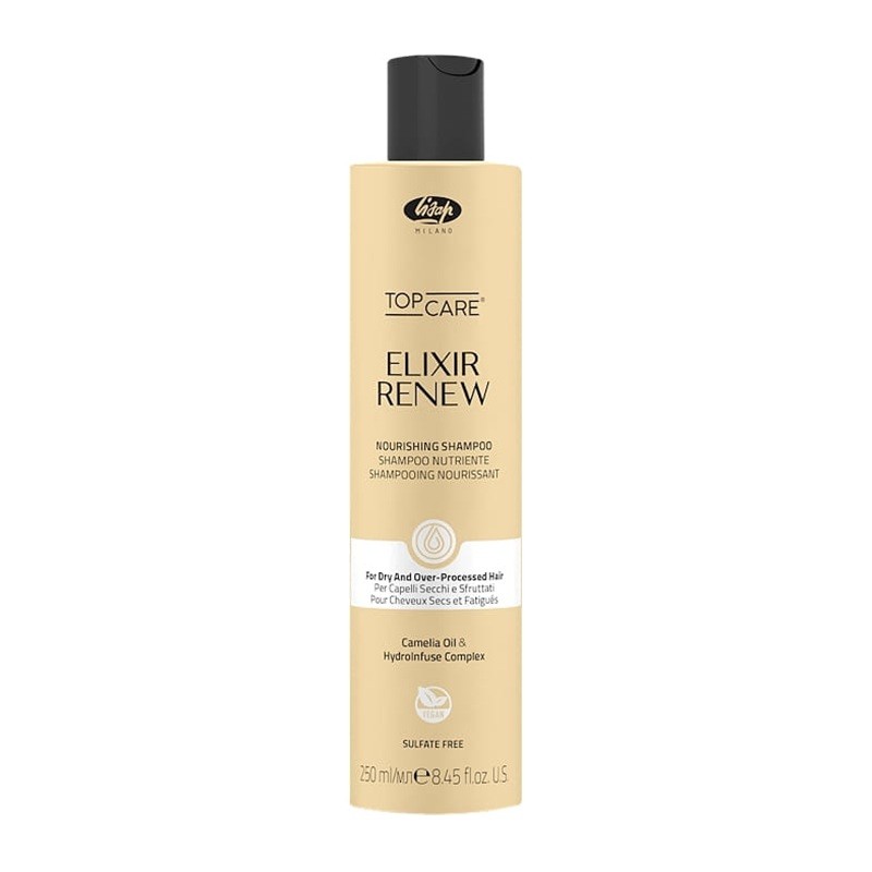 Lisap Lisap Top Care Elixir Renew Shampoo pflegend für trockenes Haar und strapaziert 250ml — Inhaltsstoffe und Bewertung