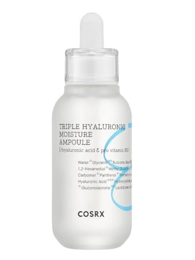 COSRX Triple Hyaluronic Moisture Ampoule nawilżająca ampułka do twarzy z kwasem hialuronowym 40ml