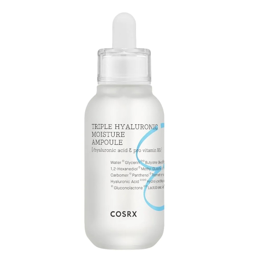 COSRX COSRX Triple Hyaluronic Moisture Ampoule nawilżająca ampułka do twarzy z kwasem hialuronowym 40ml