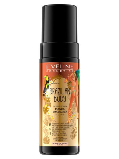 Eveline Cosmetics Brazilian Body ekspresowa pianka brązująca do ciała 150ml