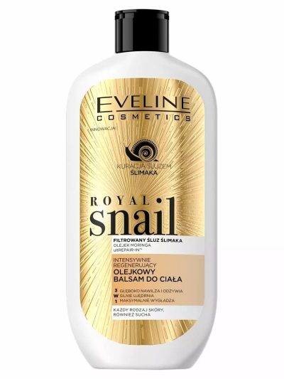 Eveline Cosmetics Royal Snail intensywnie regenerujący olejkowy balsam do ciała 350ml