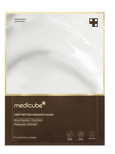 Medicube Deep Peptide Radiance Mask rozświetlająca maska w płachcie 27ml