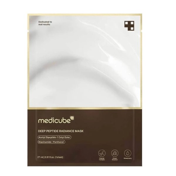Medicube Deep Peptide Radiance Mask rozświetlająca maska w płachcie 27ml