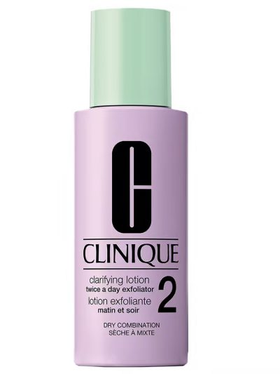 Clinique Clarifying Lotion 2 płyn złuszczający do twarzy dla skóry mieszanej w kierunku suchej 60ml
