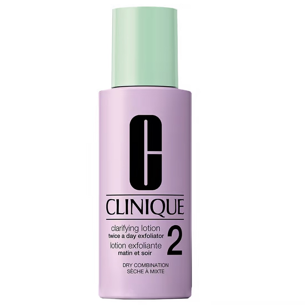 Clinique Clinique Clarifying Lotion 2 płyn złuszczający do twarzy dla skóry mieszanej w kierunku suchej 60ml