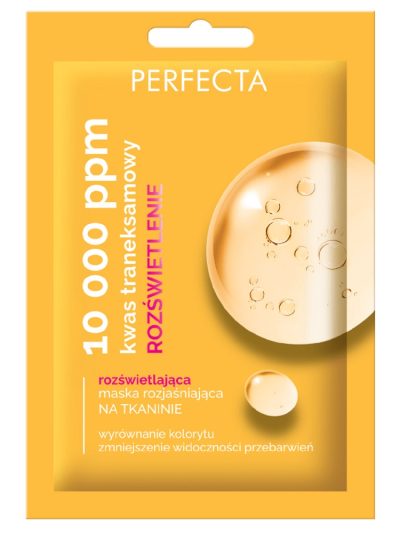 Perfecta 10 000 ppm rozświetlająca maska rozjaśniająca na tkaninie 20ml