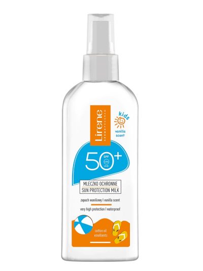 Lirene Sun Kids mleczko ochronne dla dzieci o zapachu waniliowym SPF50+ 150ml