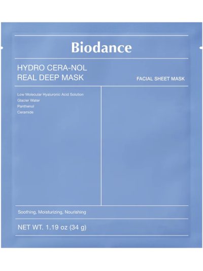 Biodance Hydro Cera-Nol Real Deep Mask maska do twarzy w płachcie 34g