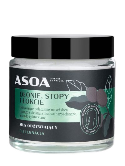 Asoa Masło dłonie stopy i łokcie 120ml