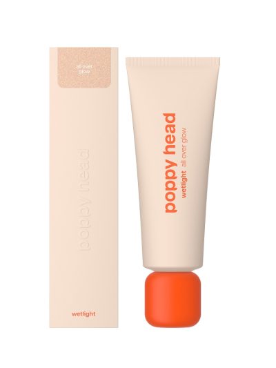 Poppy Head Wetlight płynny rozświetlacz do ciała i twarzy 02 Glitterini 50ml