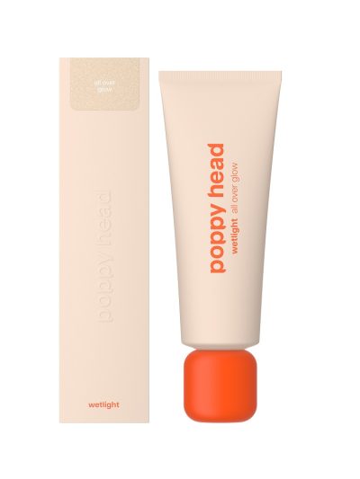 Poppy Head Wetlight płynny rozświetlacz do ciała i twarzy 01 Glowsecco 50ml