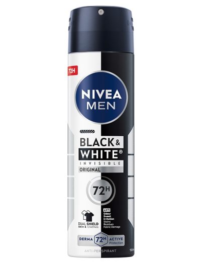 Nivea Men Black & White Invisible Original antyperspirant spray 150ml