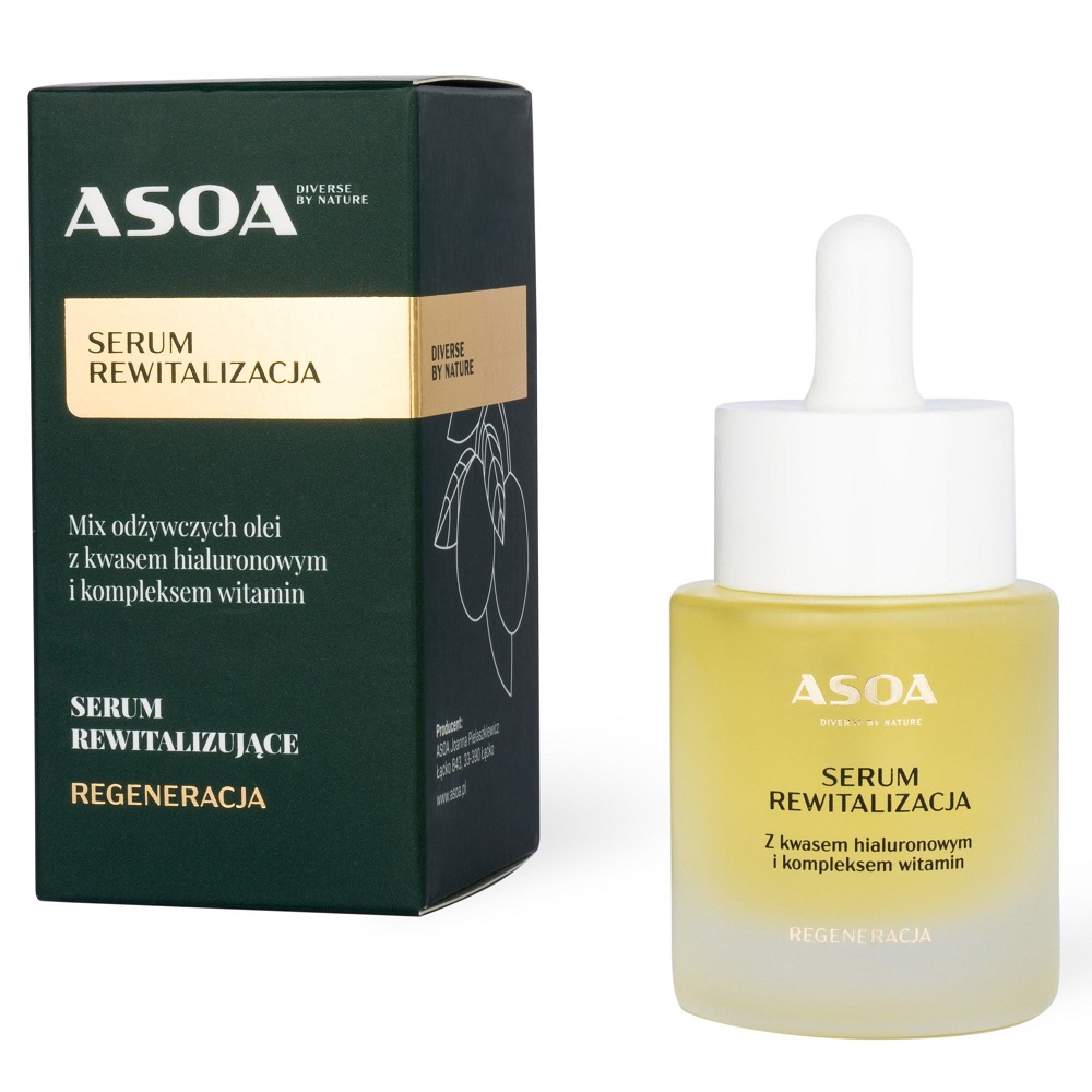 Asoa Asoa Serum rewitalizacja z kwasem hialuronowym 30ml — Inhaltsstoffe und Bewertung