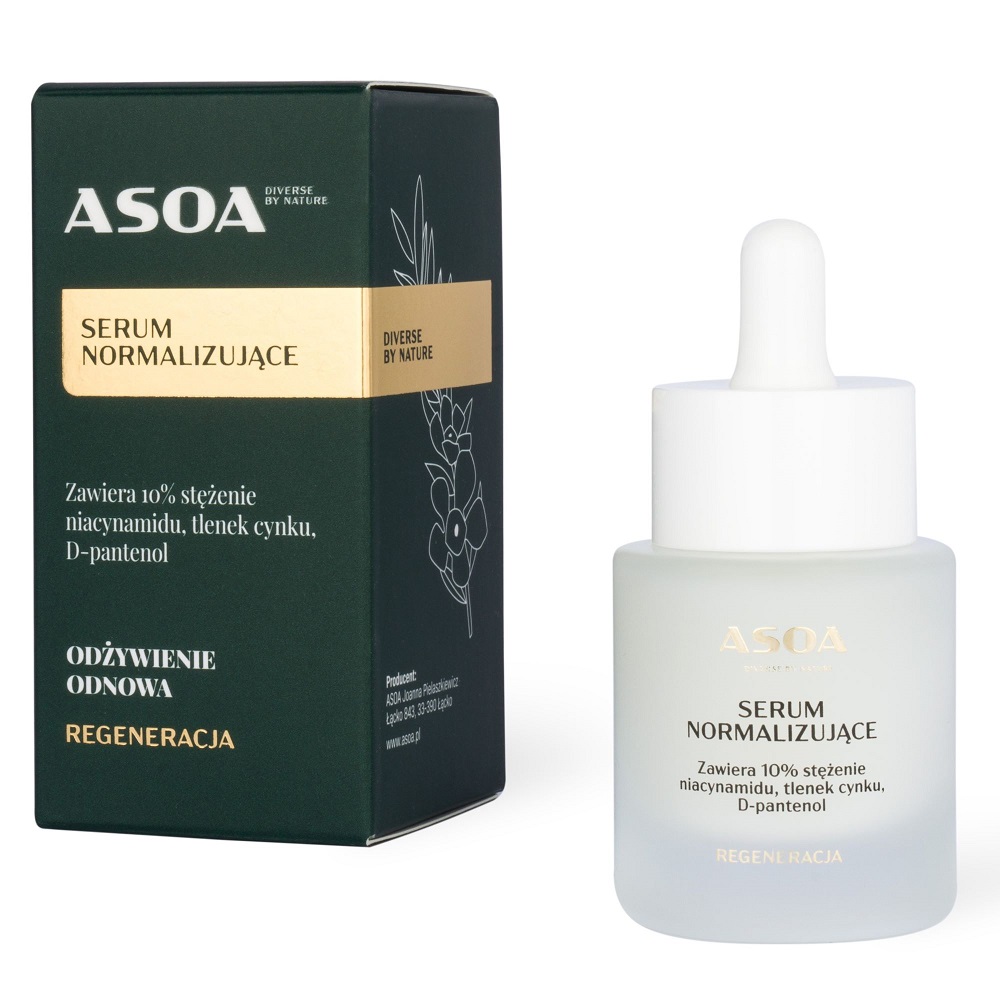 Asoa Asoa Serum normalizujące 30ml — Inhaltsstoffe und Bewertung