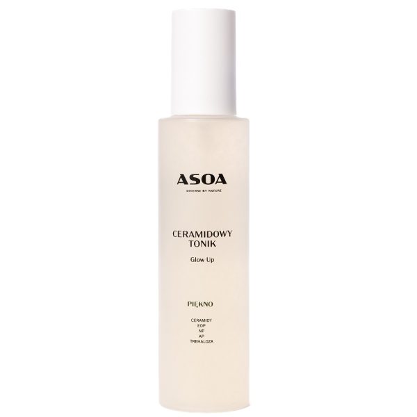 Asoa Glow Up ceramidowy tonik do twarzy 150ml