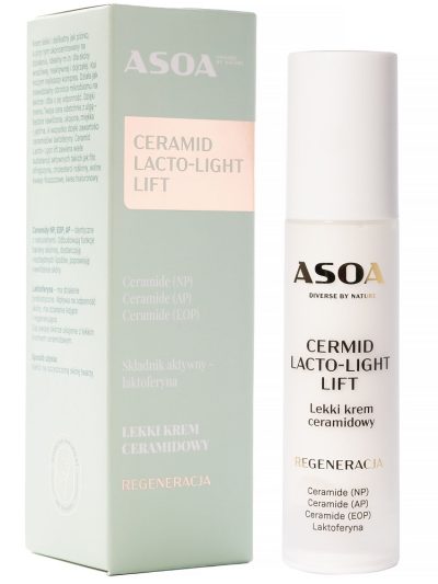 Asoa Ceramid Lacto-Light Lift lekki krem ceramidowy 50ml